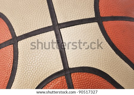 closeup basketball background