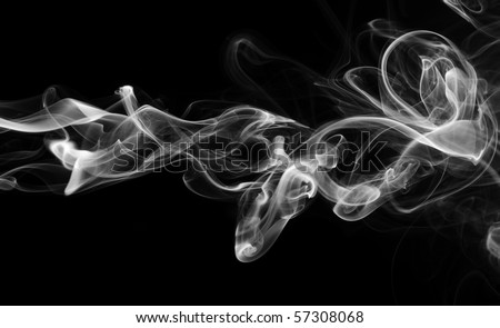 Abstract smoke wave