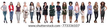 Similar – Image, Stock Photo African American woman standing near white wall