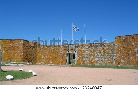 Uruguay, historic San Miguel Fort, Chuy border with Brazil. Founded by Spain in 1734, taken & finished by Portugal in 1737, the fort saw many wars to define the imperial borders of Portugal & Spain.