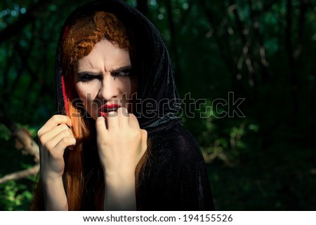 Terrible vampire woman