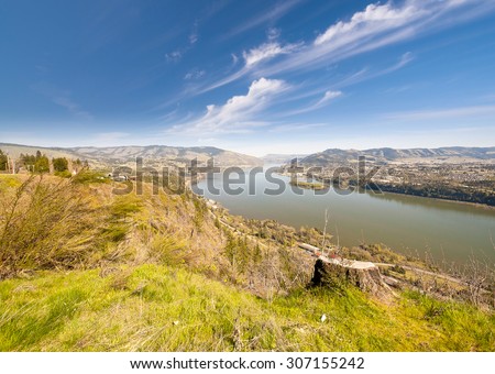 Columbia River view at Hood River