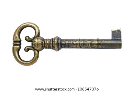 Vintage Key Stock Photo 108547376 : Shutterstock