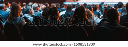 Similar – Image, Stock Photo Banner with copy space, leaves with fluff ball as a replacement for a dandelion