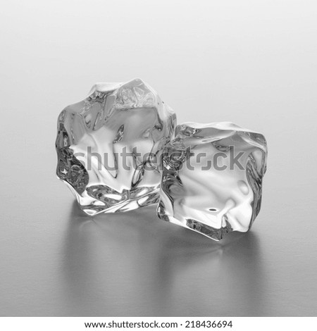 Crystal-clear ice cubes