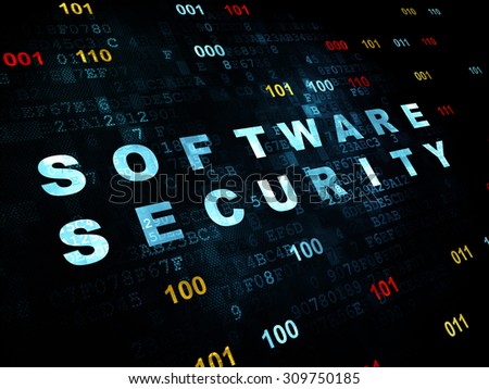 Safety concept: Software Security on Digital background