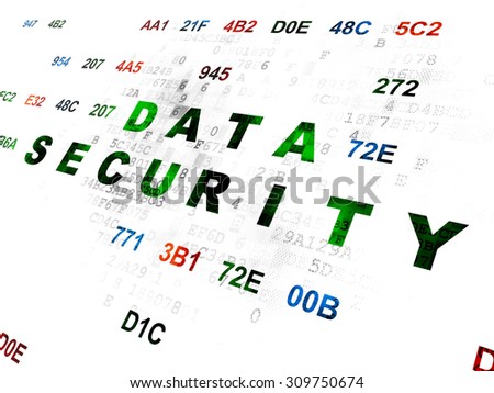 Security concept: Data Security on Digital background