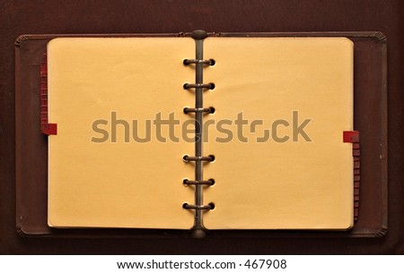 Leather bound journal, can be used as background