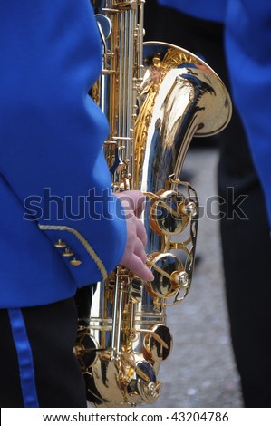 Brass band: Saxophone