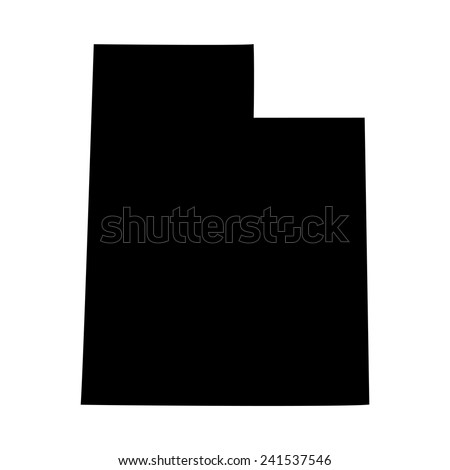 map of the U.S. state of Utah 