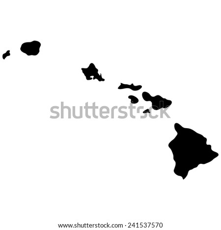 map of the U.S. state of Hawaii 