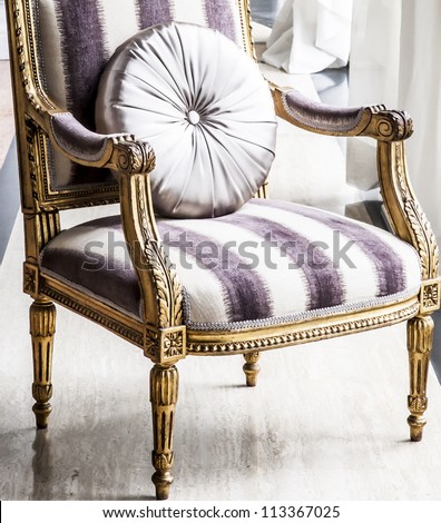 antique chair.
