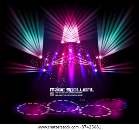 Similar – Image, Stock Photo light show Night life