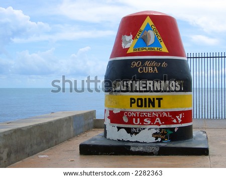 Southernmost point in continental USA, Key West, Florida Keys