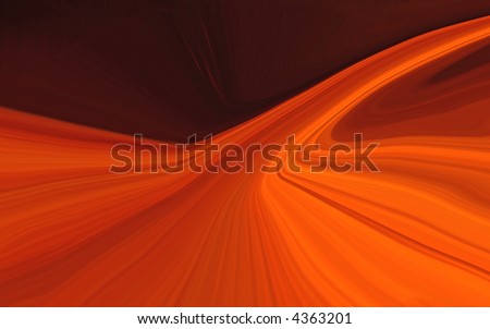 Neon Orange Pathway
