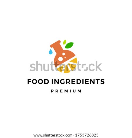 ingredients logo vector icon illustration	