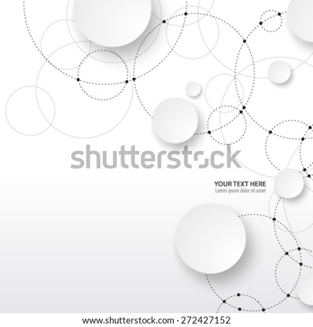 Overlapping Circles Clean Design Background