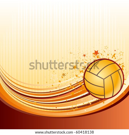 Vector Background Of Volleyball Sport - 60418138 : Shutterstock
