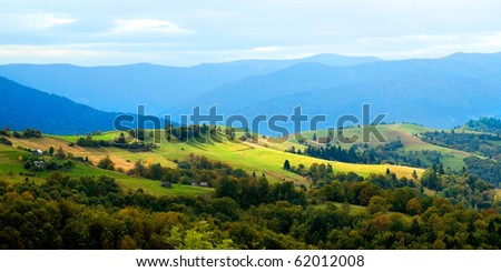 Similar – Image, Stock Photo acre Mountain Hill Village