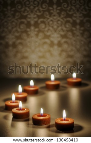 Votive Candle Abstract