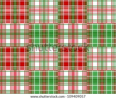 Christmas Geometric Plaid Seamless Pattern Stock Photo 109409057 ...