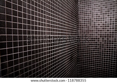 Simple background made  of black squares tiles