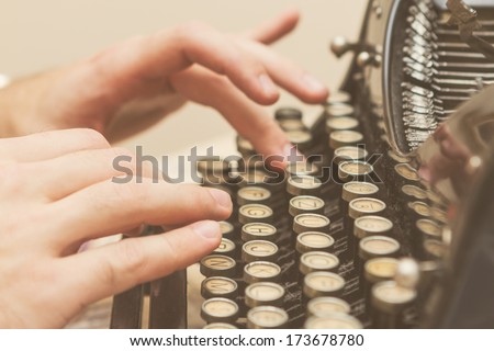 Similar – Image, Stock Photo typewriter Old Ancient