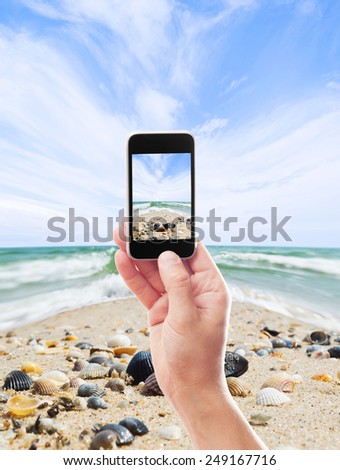 photo of a sea landscape