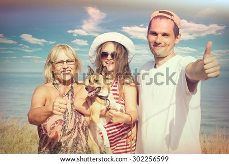 family vacation by the sea