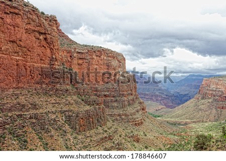 AZ-Grand Canyon National Park- S Rim-Bright Angel Trail