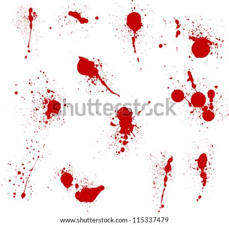 Blood and Ink | Free For Photoshop Pinceles Para Photoshop | 123Freebrushes