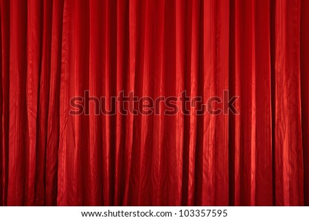 Red curtain textures
