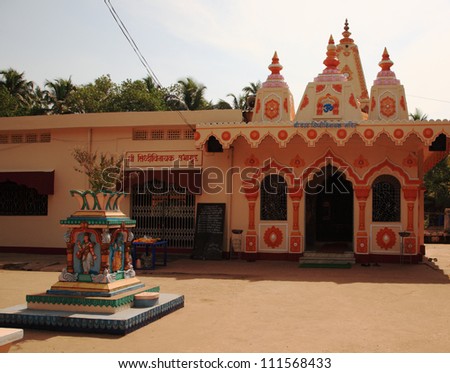 Indian place of worship in Goa India