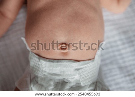 Similar – Image, Stock Photo Close-up of the belly of a woman who is lying sunbathing in a bikini