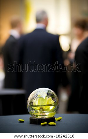 table center piece at business party