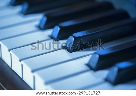 Piano blues jazz music