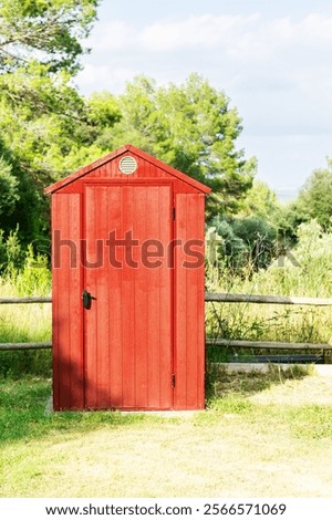 Similar – Foto Bild Rote Holzhütte auf der Insel Åstol in Schweden