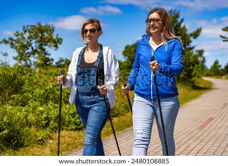 Similar – Image, Stock Photo Slim woman walking on beach