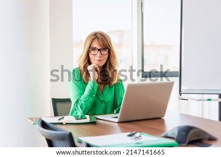 Similar – Image, Stock Photo Woman smiles from behind coffee cup