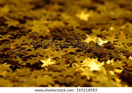 star confetti / gold/ party/celebration