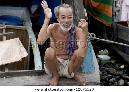 old asian man from Vietnam