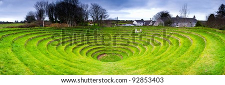 Gwennap Pit is an open air amphitheatre, near Redruth in Cornwall England.