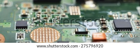 micro electronics develop and manufacturing background (hardware)