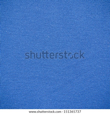 Plain Blue Fabric Texture Background