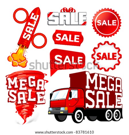 set of sale vector