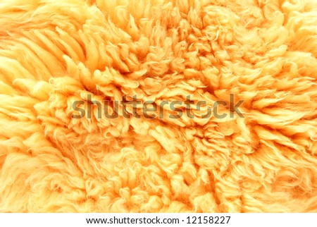 Background of a real sheep skin for babies to sleep on