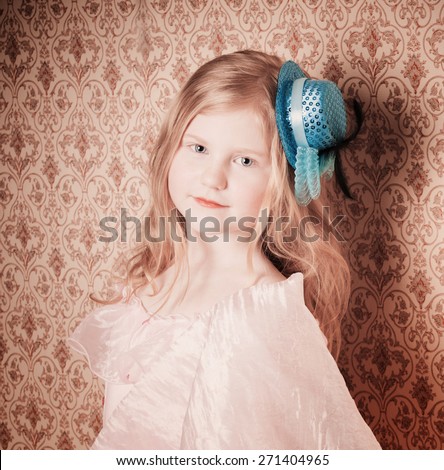 little girl on background wallpaper