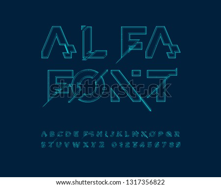 Alfa font set