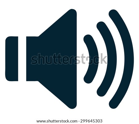 Sound Icon, Vector Illustration.  Stock foto © 