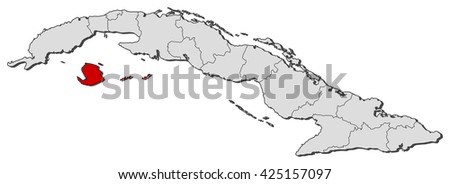Map - Cuba, Isla de la Juventud